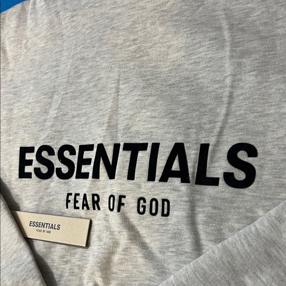 Fear of God ESSENTIALS Light Oatmeal Hoodie - Picture 12 of 15